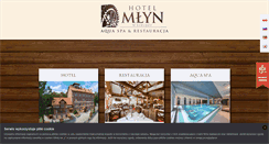 Desktop Screenshot of hotelmlyn.com.pl