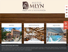Tablet Screenshot of hotelmlyn.com.pl