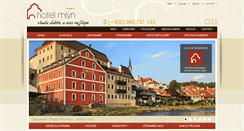 Desktop Screenshot of hotelmlyn.eu